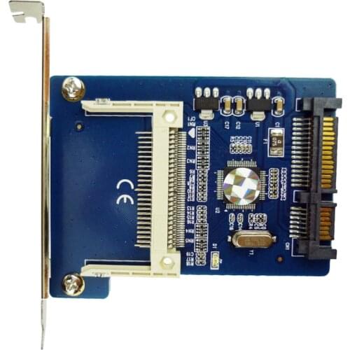 Factory price 1pcs High Quality New CF to SATA HDD Adapter Card Converter 2.5'' Sata To CF with Bracket