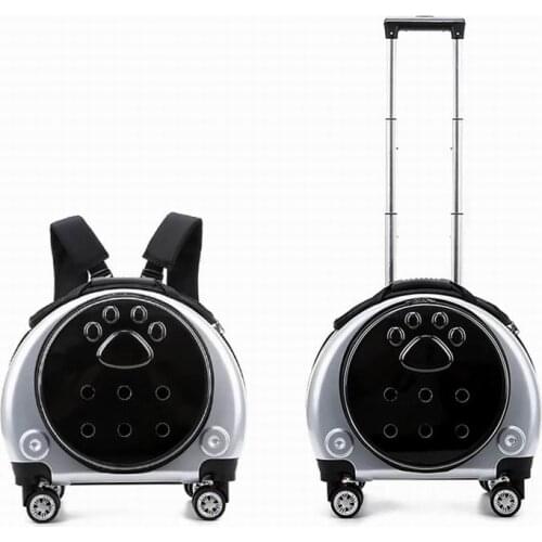 Trolley Case Portable Dog Bag Multifunctional Space Bag Breathable Backpack Dogs Accessories Cat Stuff Pet Stroller For Dogs