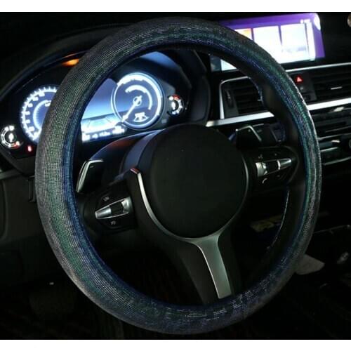 Car Steering Wheel Cover Summer ice silk camouflage Breathable Four Seasons Universal Car Styling Car Steering Cover