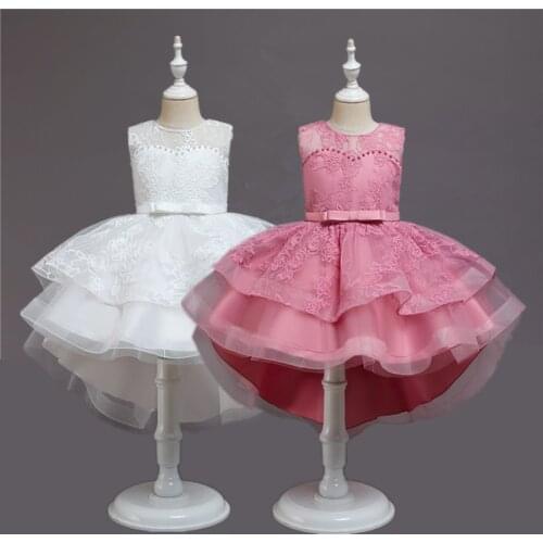 Children Ceremony Prom Gown Communion Girl Clothes Princess Flower Girl Dress Wedding Pageant Party Formal Girl Christmas Dress