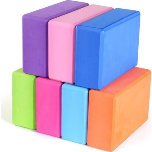 EVA Yoga Colorful Brick Sports Exercise Equipment Gym Foam Workout Stretching Aid Body Shaping Training Bodybuilding Equipment