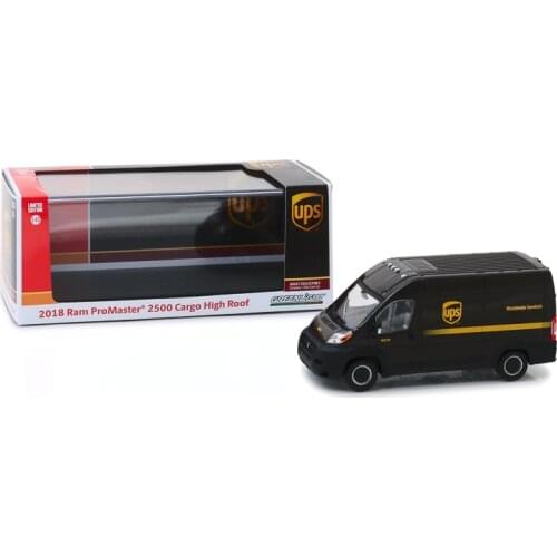 GreenLight 1:43 2018 Ram 2500 Cargo High Roof Alloy model car Metal toys for childen kids diecast gift