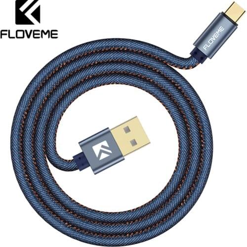 FLOVEME Type-C Cable For Samsung S8 Plus Xiaomi mi5 Huawei P10 Typc C USB Charger Cabo For Oneplus 5 3 3T USB-C Cables