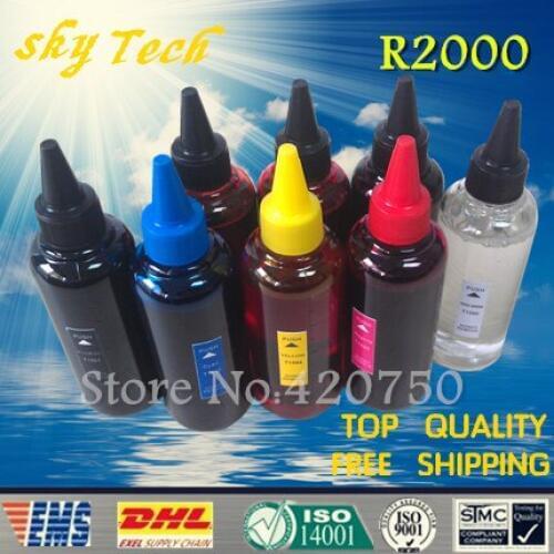 Quality Dye Refill ink suit for 8 colors printer epson photo R2000 , suit for T1591 T1592 T1593 T1594 T1597 T1598 T1599 T1590