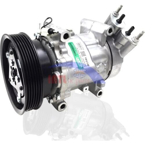 Sanden SD6V12 Auto A/C Compressor for Renault Duster Logan Express Logan MCV 926005474R 92600-5474R 7700273801 2763000QAL
