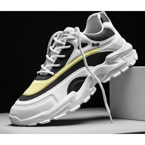 PUPUDA Men Shoes Chunky Running Sneakers Shoes Men New Trend Sport Basketball Sneakers Men Fashion Walking Casual Shoes Male