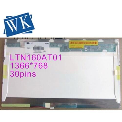 High quality LTN160AT01 LTN160AT02 For ACER Aspire 6930G 6920 6935 6935G HP CQ60 Asus X61S Toshiba AX/53HPK Laptop LCD SCRE