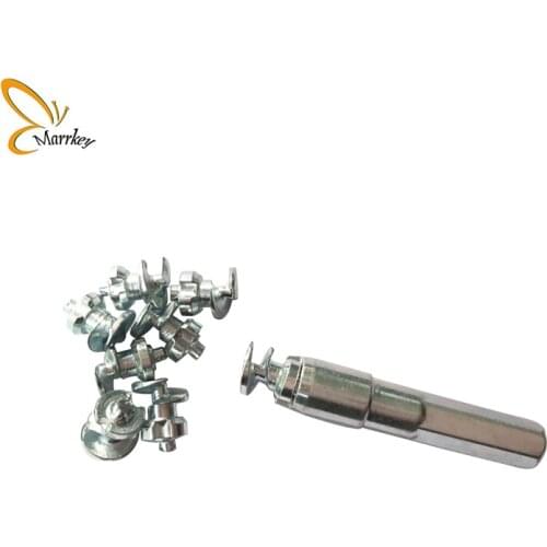 Marrkey 50PCS 9.9mm Anti-Skid Snow Spikes Tire Stud/Winter Lugs Spikes for Tires/Tire Wheel Snow Chains for Bike Car Motorcycle