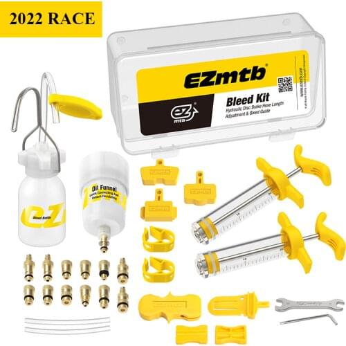 2021 Ezmtb Bicycle Brake Bleed Kit Bike PRO Hydraulic Dics Brake Repair Tools Set For Shimano Magura Hope Sram Avid Mula Hayes
