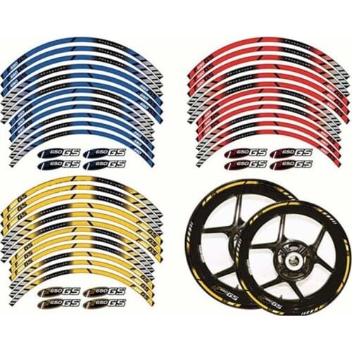 Motorcycle Wheel Stickers Suitable for BMW ATV Quad Frenzy Outer Rim Sticker Wheel Stickers