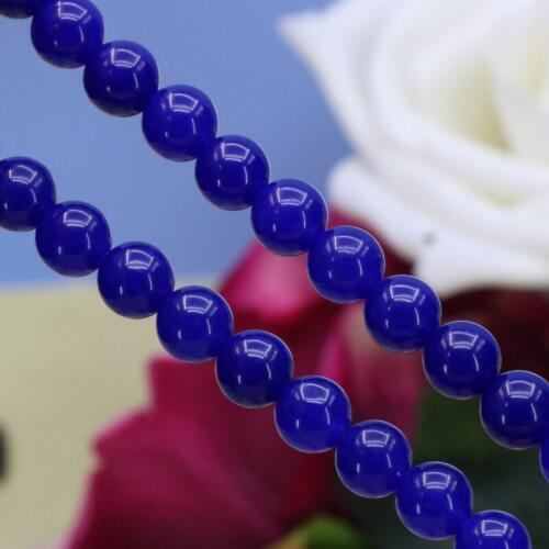 New fashion!Lapis lazuli blue chalcedony 8mm round shape loose beads 15 inch DIY stone jewelry making design exquisite ornaments
