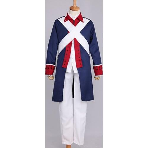 Hetalia Axis Powers American revolution military uniform cosplay costume halloween