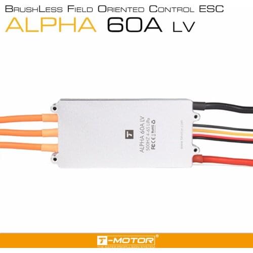 Original TMOTOR ALPHA 60ALV 4~6S LiPo 500HZ NO BEC FOC ESC special for multirotor uav