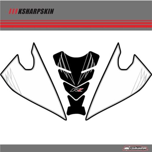 Front Fairing Motor Number Board 3D Gel Protector for HONDA CBR600RR 2007