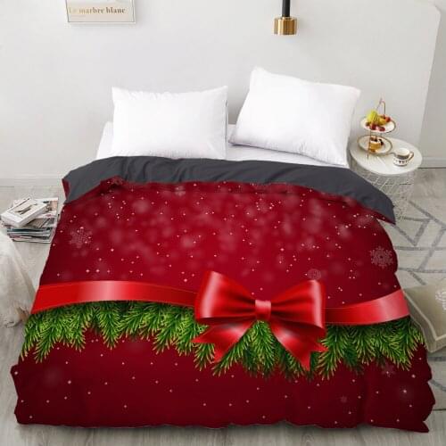 3D Duvet cover Quilt/Blanket/Comfortable Case Luxury Bedding 135 140x200 150x200 220x240 200x220 for Home Bow green