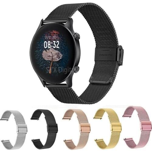 Milanese Strap For Haylou RS3 LS04/RT LS05S Smart Watch Band Metal Business Replace Bracelets For Xiaomi Haylou LS02 Wristband