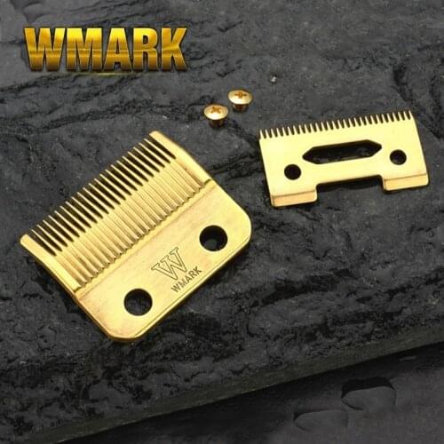 WMARK 2-Hole Hair Clipper Blade Hair Clipper Blade Professional Barber Shop Barber Scissors Blade Hair Clipper Accessories