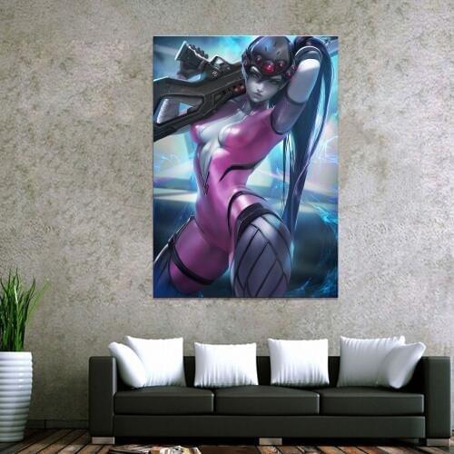 1 Panel Classic Widowmaker Overwatch Game Canvas Printed Painting For Living Room Wall Decor Picture Artworks Poster Wholesale
