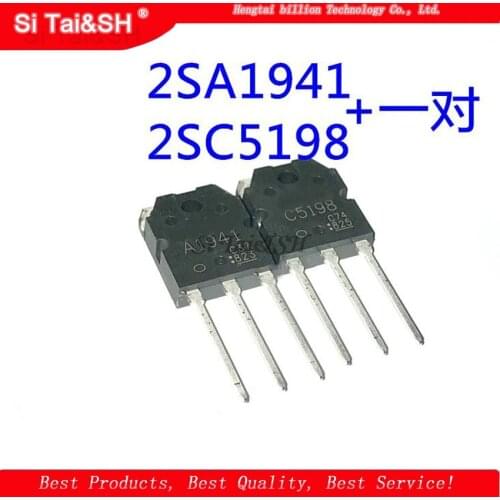 10pcs/lot C5198 2SC5198 tube sound audio A1941 2SA1941 TO-3P Transistor original authentic
