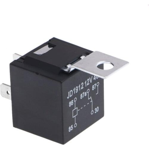 Waterproof Car Relay DC 12V 40A 4Pin Automotive Fuse Relay Normally Open