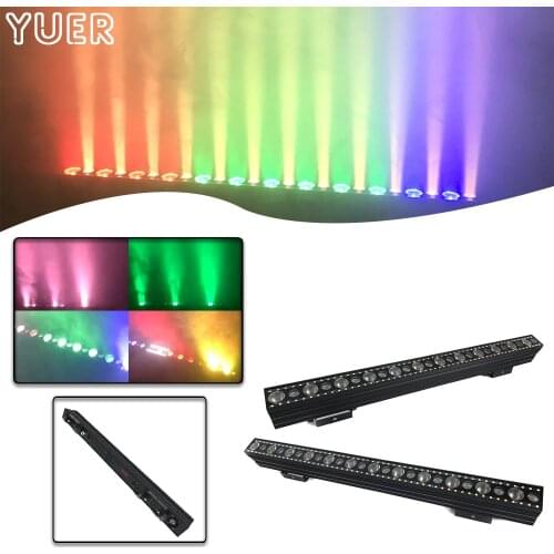 12 RGB 3IN1 Dyeing Strobe Stage Effect wall washing Light For DJ Disco Bar Party Dance Floor Club Prom Music Festival Indoor
