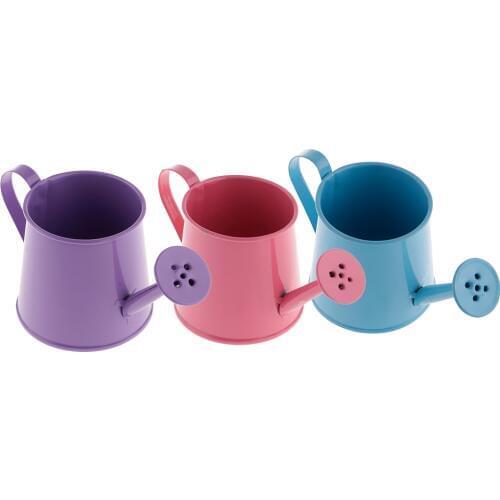 3Pcs Vintage Vase Metal Watering Can Retro Craft Flowerpot Gardening Cans