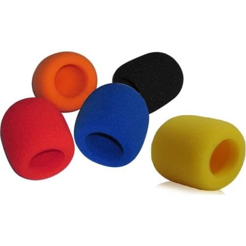 5 Pack Colorful Foam Mic Cover Handheld Microphone Windscreen for shure sm58 Vocal