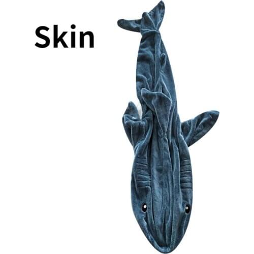 60CM 80CM 100CM 140CM 160CM Sharks Skin Soft Plush Doll Childrens Toy (Not Including Cotton)