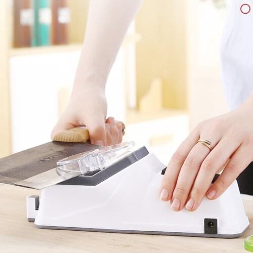 60W Knife Sharpener US Multifunctional Professional Electric Knife Quick Sharpener Household Sharpen Tools
