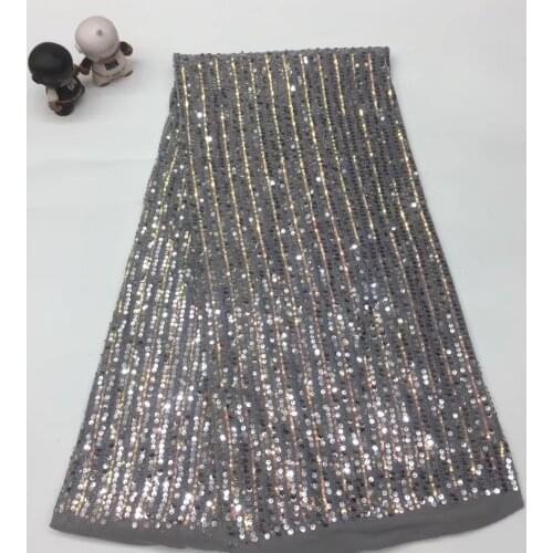 French Textile Sequined Lace Fabric African Lace Fabric High Quality Nigerian Lace Fabric Clothing Xx37031