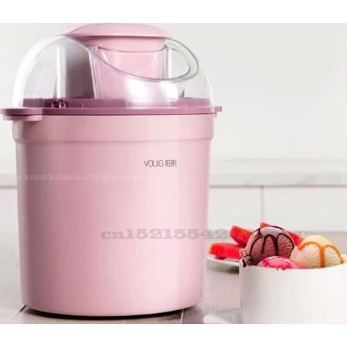 800ML Home Ice Cream Machine Triple Freezing System Low Noise Yogurt Ice Cream Machine Homemade Fruit Mini Dessert Machine