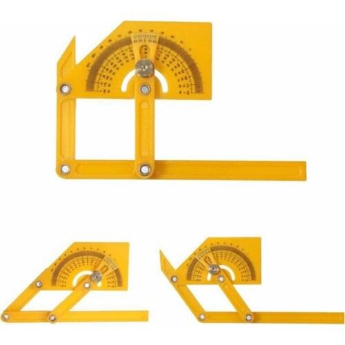 10PCS Multful Tools Plastic Protractor Angle Ruler 180 Degree Folding Accurate Measuring Instruments Tools Carpenter ruler