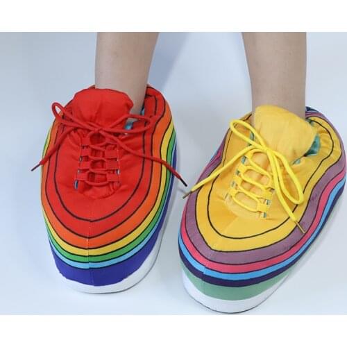 Men & Women Winter Slippers Sneakers One Size 35-44 Fluffy Be At Home Fashion Indoor Floor Interesting Warm Soft Bread Slipper