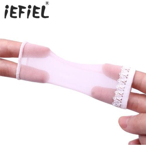 IEFiEL Mens Lingerie Sexy Lacework Open Penis Cover Sheath Tights Underwear Underpants Bikini Thongs G-String for Lingerie Night