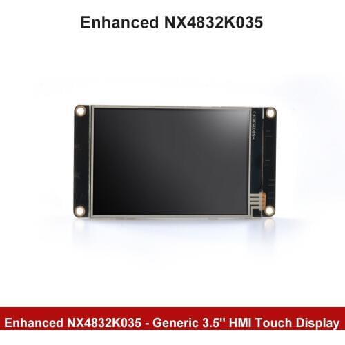 Nextion Enhanced K Series: NX4832K035 3.5"Resistive Touchscreen HMI UART Serial TFT LCD Module Display for Arduino Raspberry Pi