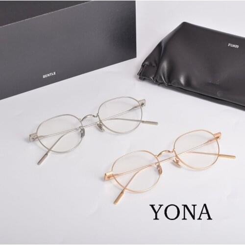 2021 New Korean Brand GM Optical Eyeglasses Frame YONA Alloy Myopia Reading Presciption Eyewear Frames Men Women With Case