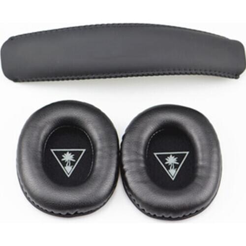 New Replacement Earpads Ear Pad Earmuffs With Headband for Turtle Beach FORCE XO7 Recon 50 Force XO Seven Gaming Headphone