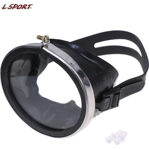 Wide View Tempered Glass Diving Goggles For Under Water Fisherman Swimming Goggles Snorkeling Equipment Mask