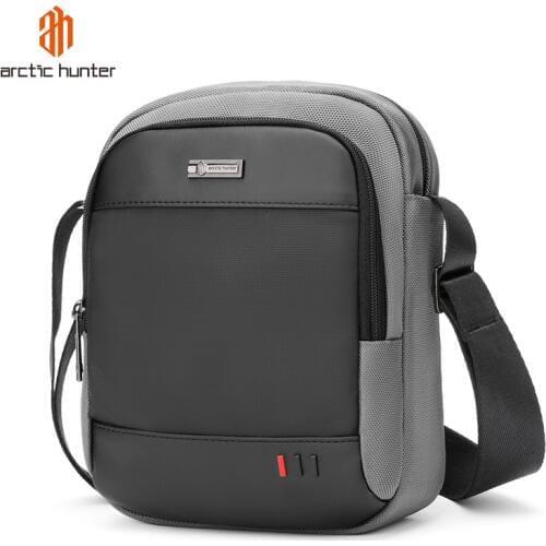 ARCTIC HUNTER Casual Bussiness Crossbody Bags Shoulder Bags Waterproof Mens Sling Bag Messenger Bag Fit 8 Inch Ipad Male Bolsa