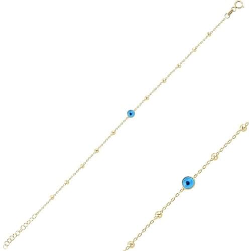 Silver 925 Sterling Eye & Dorica Bulk Bracelet