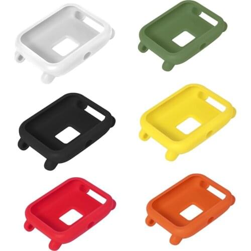 Silicone Protective Sleeve For Amazfit Bip Soft Screen Protector Cover Full Case for Huami Amazfit Bip Youth Smart Watch
