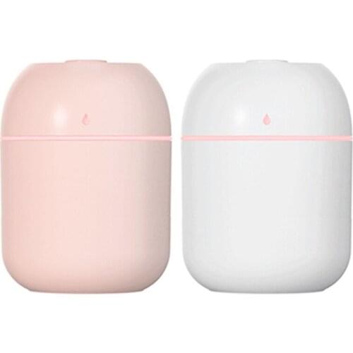 Portable 220ml Mini Water Drop Humidifier USB Air Diffuser Fogger Mist Maker Sprayer with LED Atmosphere Light Night Lamp