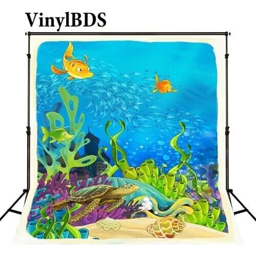 VinylBDS Background Naturism Children Photos Sea Backdrop Fondale Natale Background Fairy Tale Background for Baby Photoshoot