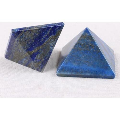 1pc Crystal Pyramid 6 Style Healing Chakra Stone Home Decoration Natural Pink Crystal Obsidian Stone Jewelry Accessories 2-2.5cm