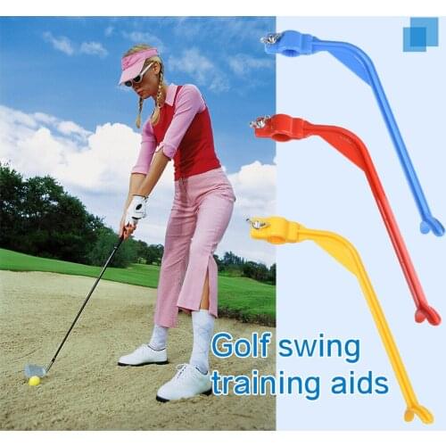 1pcs Golf Swing Trainer Practice Guide Beginner Gesture Alignment Wrist Tool Portable Golf Swing Training Aid Tool Control