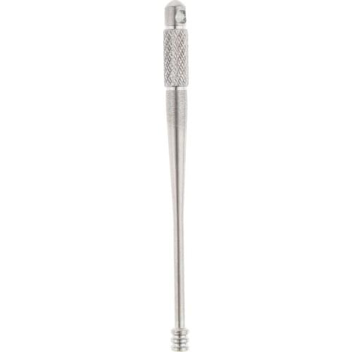 64mm Portable Titanium Alloy Camping Ear Pick Ear Curette Outdoor Travel Kit, Durable, Rust Proof