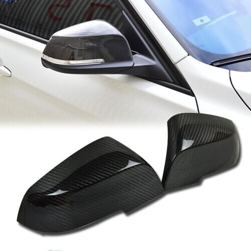 Car Exterior Rear View Case Rearview Shell Cap For BMW F20 F21 F22 F30 F32 F36 F87 X1 M2 Real Carbon Fiber Side Mirror Cover