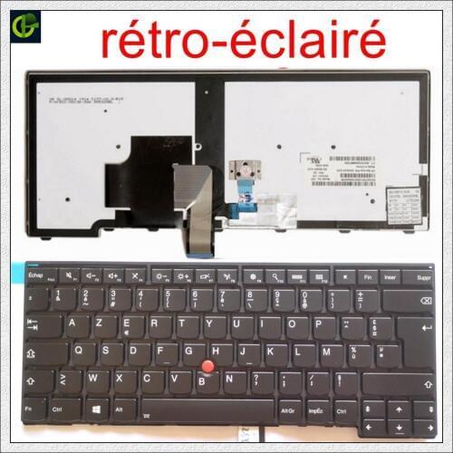 French Backlit Azerty Keyboard for lenovo ThinkPad 04Y0873 00HW887 0C43955 04X0150 43J08S SG-58850-2FA CS13TBL CS13TBL-FRA FR