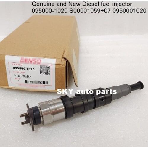 Genuine and New Diesel fuel injector 095000-1020 S00001059+07 0950001020