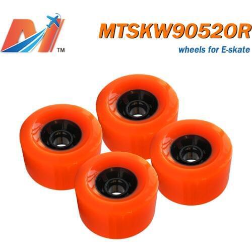 Maytech professional PU rubber electric skateboard wheels custom Replacement wheels for mountainboard e-scooter